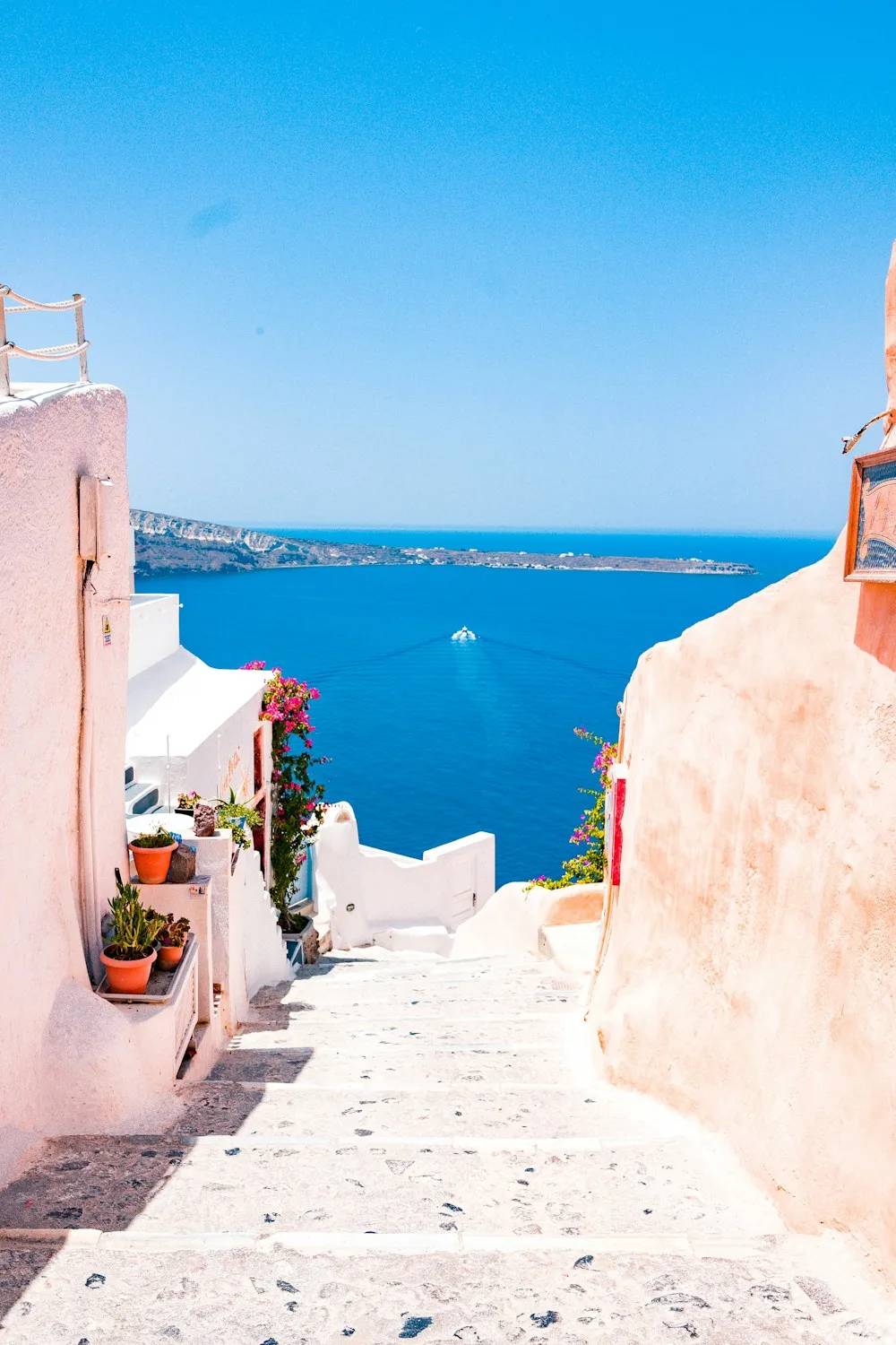 Sunlit Mediterranean coast with turquoise water